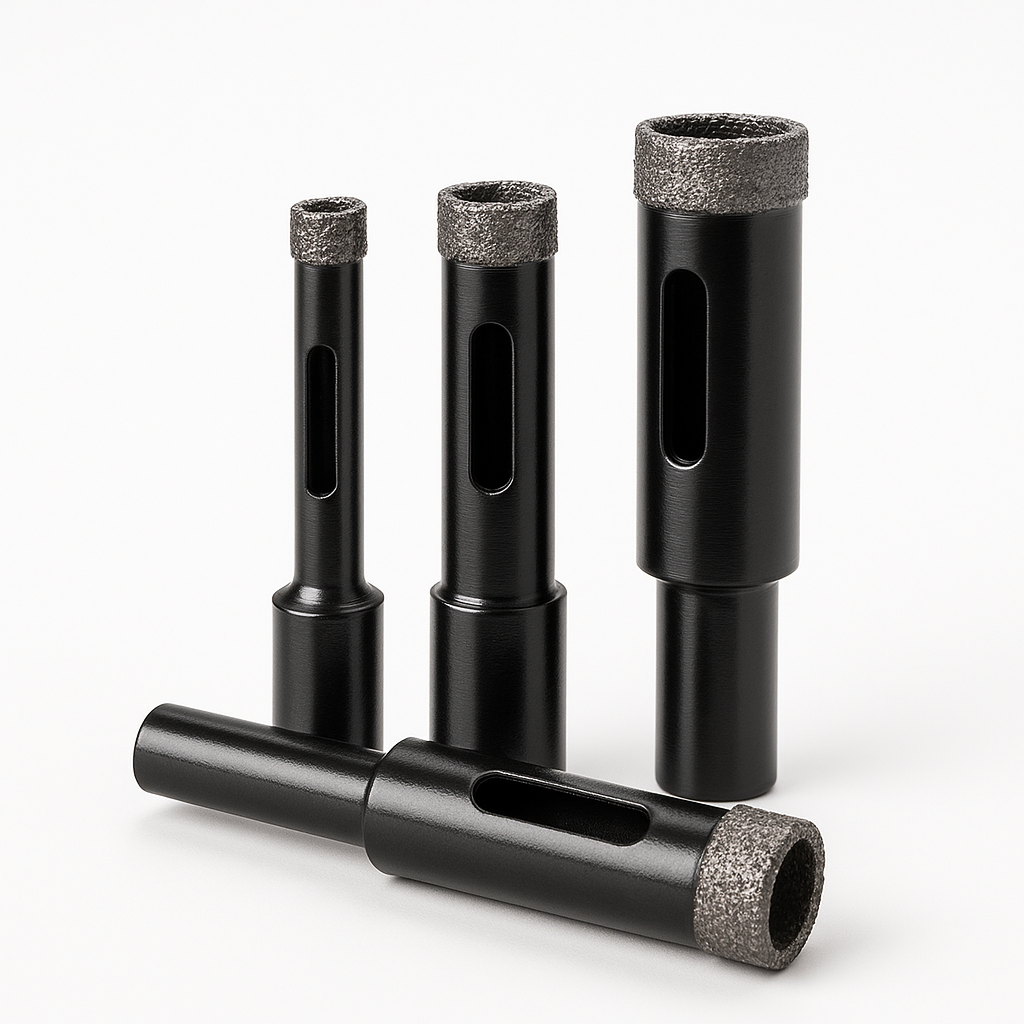 DIY全瓷瓷砖角磨机M10开孔器玻化钻钎焊干打钻头大理 石材玻璃